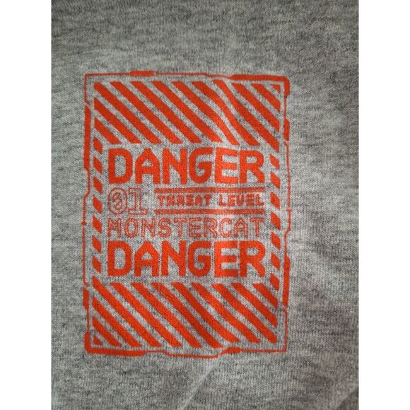 Monstercat Uncaged EDM Electronic Music Label Hoodie Gray Heavyweight Size Small - Picture 2 of 6